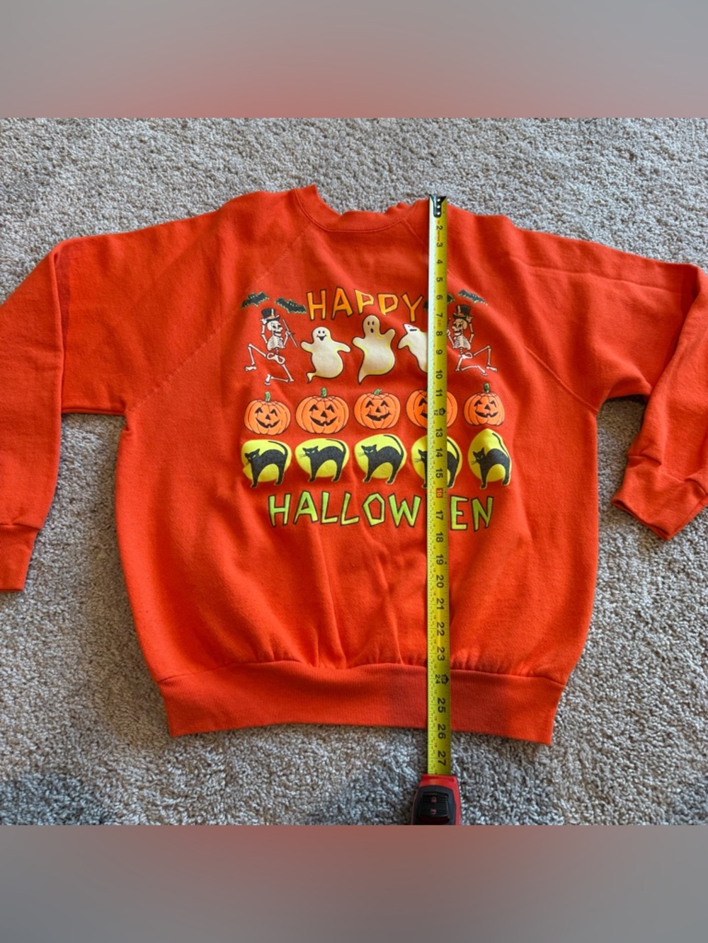 Vintage Halloween Crewneck Sweatshirt Size Large - Picture 3 of 6